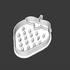 SketchUp_2019-01-03_19-59-57.png Archivo STL Strawberry Cookie cutter・Objeto imprimible en 3D para descargar