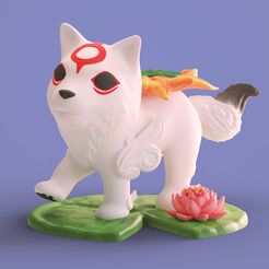 STL file Amaterasu (Okami) 🐺・Design to download and 3D print・Cults