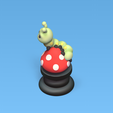 Alice-Chess-Caterpillar4.png Alice Chess - Side A - Rook - Caterpillar