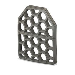 SAPI-1.jpg Medium Hexagon Dummy SAPI Breathable Plate for Plate Carrier Airsoft