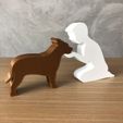 IMG-20240322-WA0166.jpg Boy and his American Staffordshire Terrier for 3D printer or laser cut