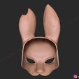 15.jpg The Huntress Mask - Dead by Daylight - The Rabbit Mask 3D print model