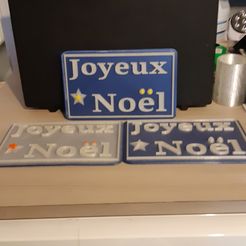 JoyeuxNoel3Couleurs(3) .jpg Archivo 3D Feliz Navidad・Modelo imprimible en 3D para descargar