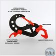 STRONG DESIGN. EACH PART IS PRINTED IN THE STRONGEST ORIENTATION SMALL HOOK BOTTLE OPENER. LARGE STRONG HOOK CAN BE EASILY REPLACED IF BROKEN STRONG CAMPING CARABINER WITH BOTTLE OPENER