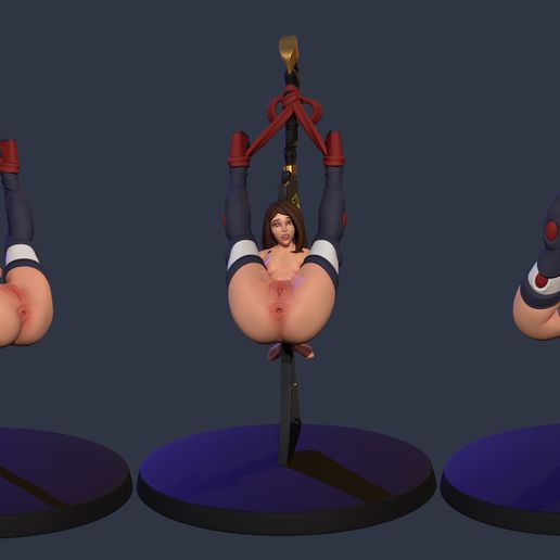 Glamorous Mech Pilot Brandi - NSFW Trapped! Pinup Solo - 3D model önizlemesi