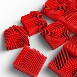 LorenLetters.827_display_large.jpg Free STL file Heatwave 3d Printable Typeface・3D printable model to download