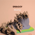 3.png Articulated dragon halloween skull edition