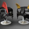 5f60a28f468a16e48bc5792070c81ee8_display_large.jpg Free STL file "Mean As Hell" Dog Helmet・3D printable design to download