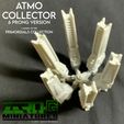 Atmo-Collector-6-Prong-Print-Image-Top2.jpg Archivo STL Colector Atmo - 6 Clavijas・Design para impresora 3D para descargar