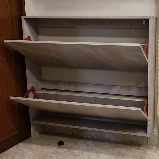 👟 shoe rack hinge - single shelf with accesories・ STL File for 3D ...