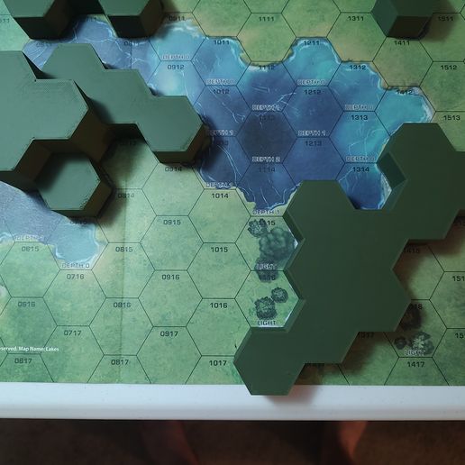 BATTLETECH TERRAIN MAP LAKES (BATTLETECH MAP PACK GRASSLANDS)