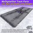 MDS_TRACK_DIGITAL_Lane-Changers_render2b.jpg MyDigitalSlot Left, Right and Double Lane-Changers, 3D printed DIY track parts for your 1/32 Digital Slot Car Racing Game