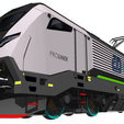 3.png TRAIN RAIL VEHICLE ROAD 3D MODEL Train B