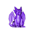Dragon_cola02.stl Mini Dragon with Curled Tail