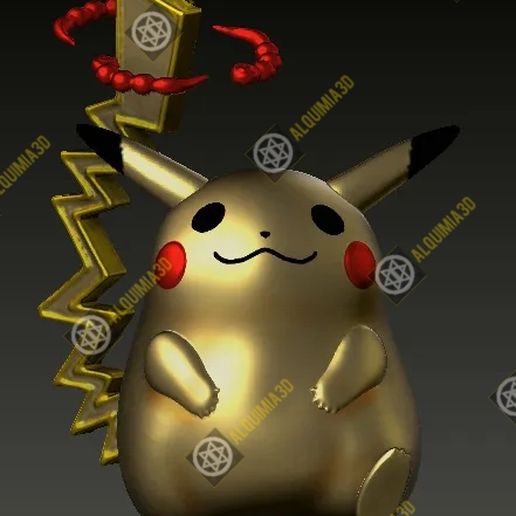 Photo_1642654923176.jpg 3D file Pikachu gigantamax・3D printing design to download, Alquimia3D