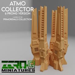 Atmo-Collector-6-Prong-Splash-Image.jpg Archivo STL Colector Atmo - 6 Clavijas・Design para impresora 3D para descargar