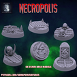 necro-17.png Necropolis 6*25mm Base Set (Pre-supported)
