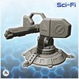 1-PREM.jpg Ion gun turret with shield (3) - Future Sci-Fi SF Post apocalyptic Tabletop Scifi