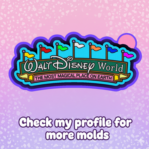 🏰 Walt Disney World – Freshie, Resin & Candle Mold ✨