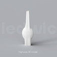 B_6_Renders_1.png Niedwica Vase Set B_1_10 | 3D printing vase | 3D model | STL files | Home decor | 3D vases | Modern vases | Floor vase | 3D printing | vase mode | STL  Vase Collection