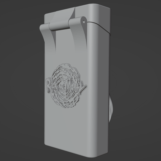 🚬 CIGARETTE CASE RICK! (RICK AND MORTY)・ STL File for 3D printing・Cults