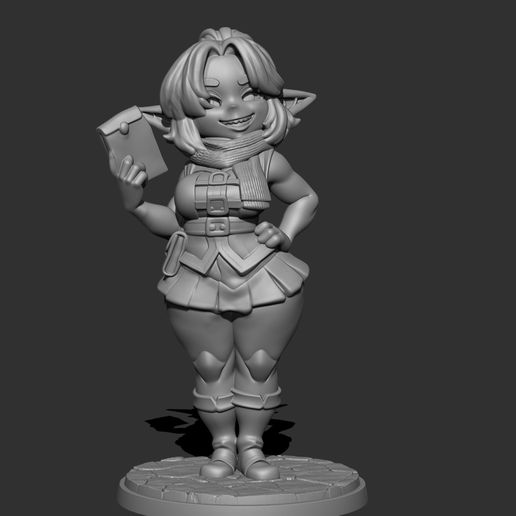 ZBrush-Document.jpg Duende de correio sem suporte