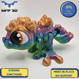 127.png HALLOWEEN - ARTICULATED CANDY DRAGON MFP3D -NO SUPPORT - PRINT IN PLACE - SENSORY TOY-FIDGET