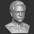 9.jpg Handsome man bust ready for full color 3D printing TYPE 1