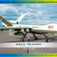 poster-UKR_2.png MQ-9 Reaper BLOCK 5 Ukrainian Edition high quality 3d print model