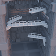 sidewallgantrycombo.png Sidewall Gantry kit for Modular Gunpla Display