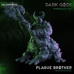 plaguebrother.png.jpg 3D file Plague Brother Pestilence - Dark Gods・3D print design to download, DarkGods