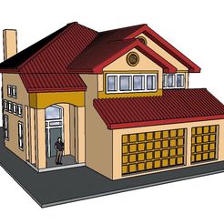 25551 Aria Dr Scenic.JPG Файл 3D PREMIUM N Scale California Home・Шаблон для загрузки и 3D-печати