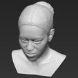 12.jpg Michelle Obama bust 3D printing ready stl obj formats