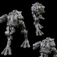Iron-Walker-D2-Mystic-Pigeon-Gaming-Sample-F.jpg Iron Strider/Sentinel Weapons Platform With Optional Cyborg Pilot Wargame Proxy