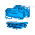 cars.png Cookie cutters cars disney 2 sets