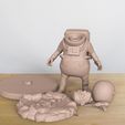 Astronaut_Print_003.jpg Cute Astronaut Firgure 3D Print Model