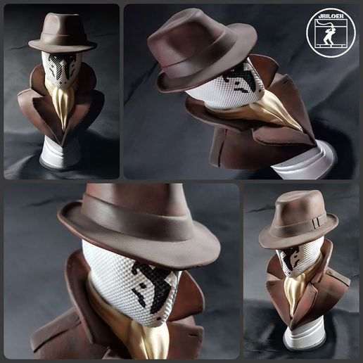 3D print Rorschach - Watchmen • made with Ender5・Cults