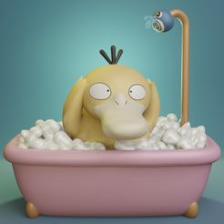 psyduck-bath-render.jpg Pokemon - Psyduck Bath Time