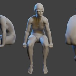 Swimmingpool-Girl-SPGC-003-0000.jpg 3D file Swimmingpool Girl SPGC 003・3D print object to download
