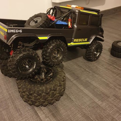 axial pendulum umg10 6x6 - 3D model önizlemesi