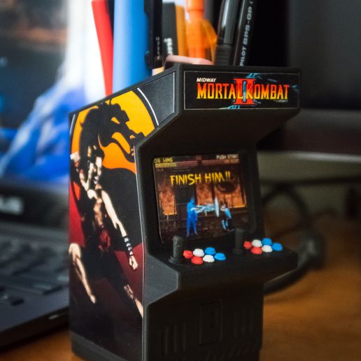 TIMUX_FIGHT_ARCADE_HIGH6.jpg ARCADE MACHINE - FIGHT GAMES (PEN HOLDER)