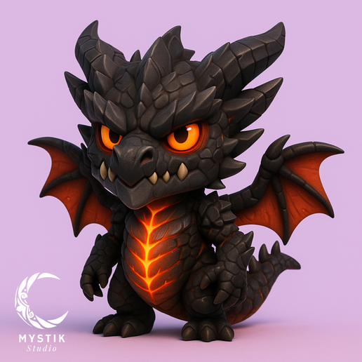 🐉 Deathwing чиби 3D стиль - Cataclysm Dragon Aspect - Warcraft ...