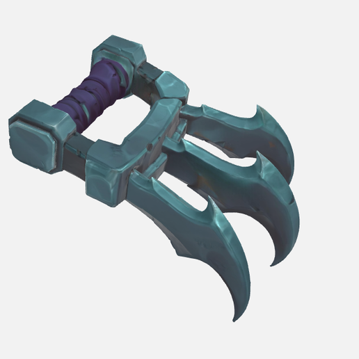 🤜 Fancy fist gun・ OBJ File for 3D printing・Cults