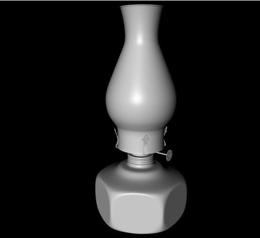 oil lamp - 3D model önizlemesi