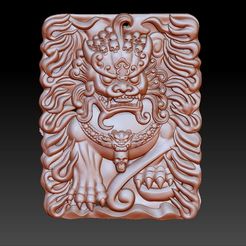 GuardianLion1.jpg Fichier STL gratuit lions de gardien ou Foo Dogs・Design imprimable en 3D à télécharger