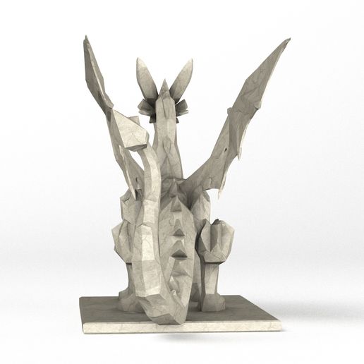 Low-Poly-Dragon0003.jpg Низкополигональный дракон