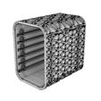 Wireframe-2.5in-6D.jpg Aero Space Hard Drive Enclosure - SSD - 6 Drive