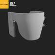 5.png 3D file Boba Fett - Knee Armour - 3D model - STL (digital download)・Design to download and 3D print