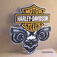 harley-davidson-motocicleta-cartel-letrero-rotulo-logotipo-skull.jpg Shield, Harley, Davidson, Motorcycle, Poster, Sign, Label, Logo, Spoprter, Low Rider, Fat Boy, Breakout, Motorcycle, Biker, Biker, 3dprint, collection, collecting, collecting