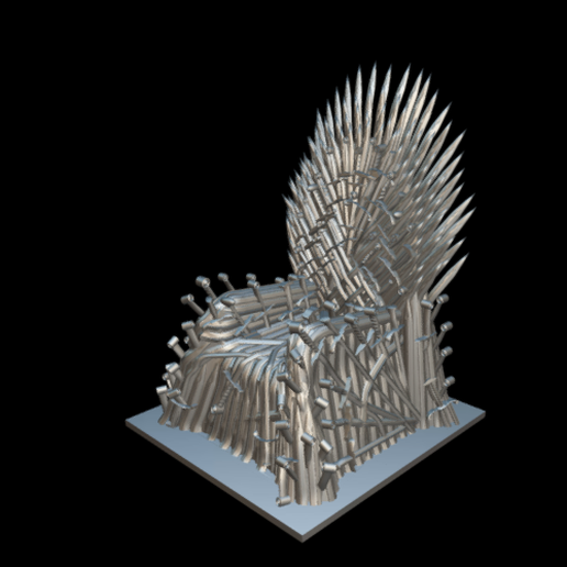 Screenshot_2019-09-09 Trono de hierro - Download Free 3D model by MundoFriki3D ( MundoFriki3D)(1).png Archivo STL gratis Trono de hierro・Objeto de impresión 3D para descargar, MundoFriki3D